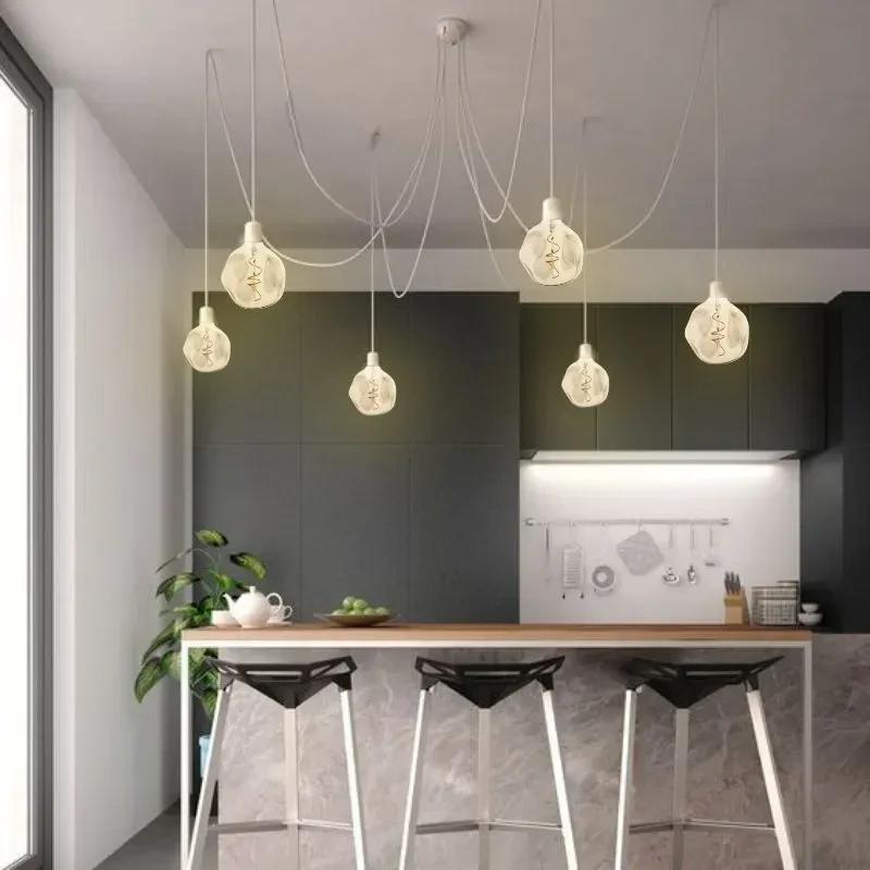 LED dekoratívna žiarovka / filament BUMPED 4W SMOKE - G125 / E27 / 2000K - ZSF118 5