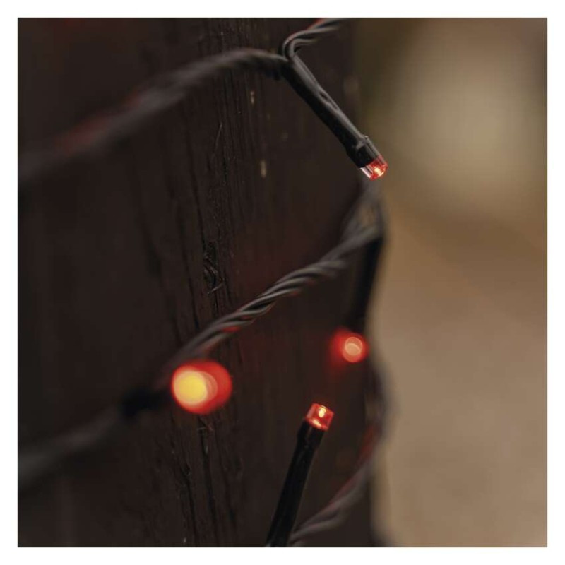 VIANOCE reťaz connect 100LED 10M IP44 RED 4