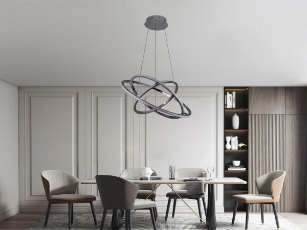 LED závesné svietidlo na lanku + diaľkový ovládač 105W - J4350/CH 5