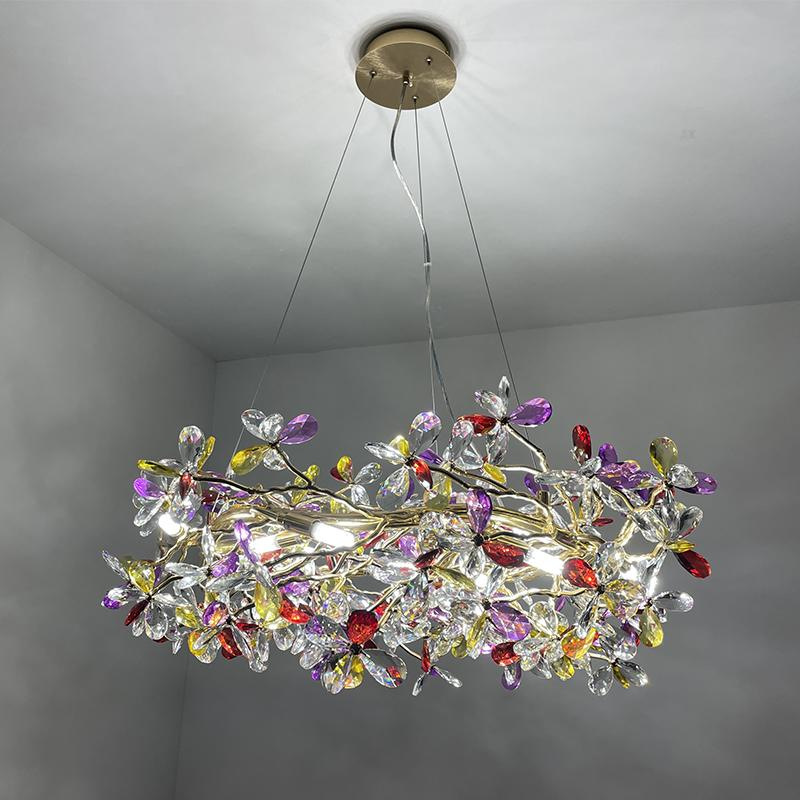 Luxusný závesný krištáľový luster 16 x G9 - CA032/800 10