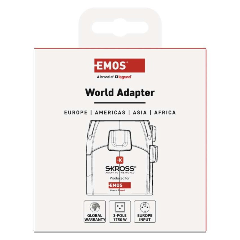 CESTOVNÍ ADAPTOR P0056N BÍLÝ 5