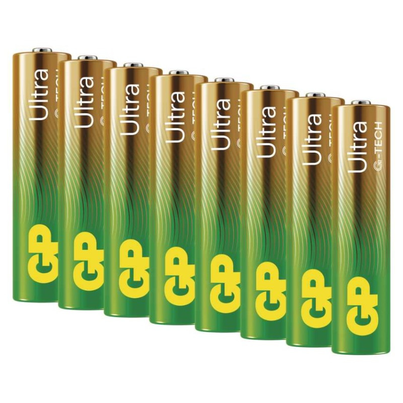 GP alkalická bat. ULTRA AAA (LR03) 8PP v 1