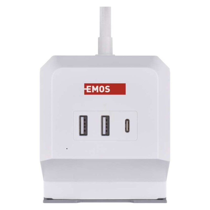 PRODL.KOSTKA 2Z 2M 1,5MM+2×USB A+1×C, Qi 7