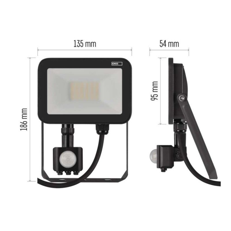 LED REFLEKTOR PROFI 20W 2200LM PIR 4
