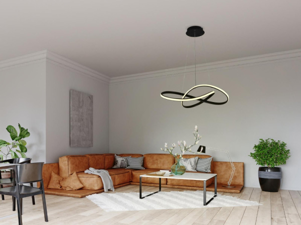 LED závesné svietidlo + diaľkový ovládač 70W - J4303/B 4