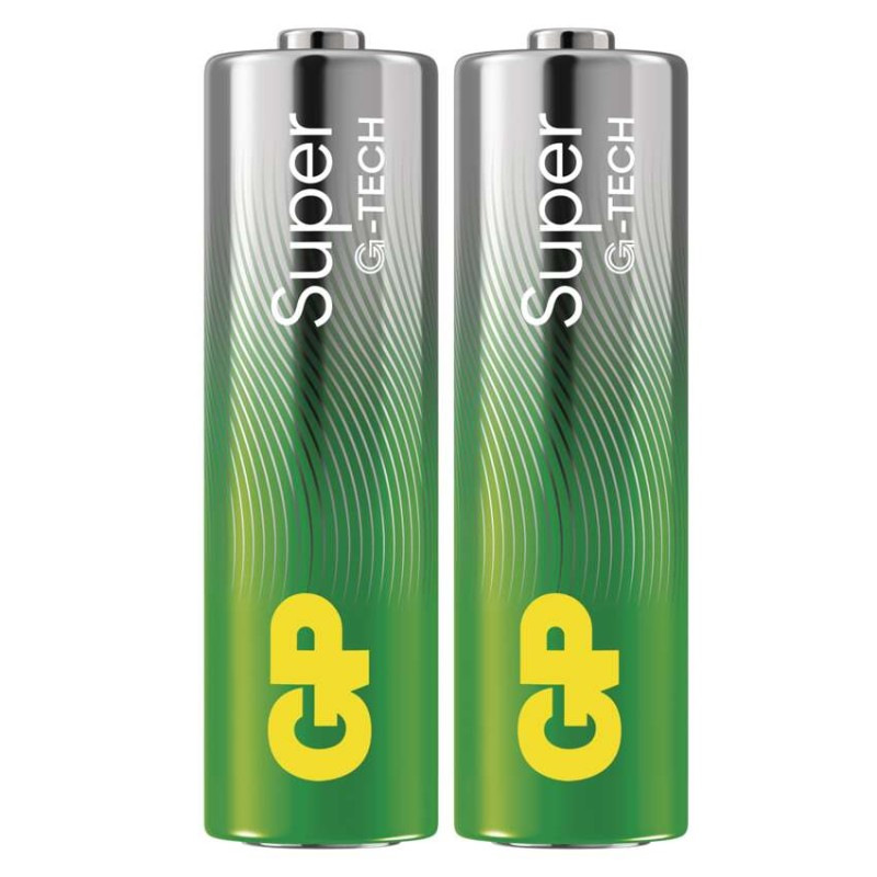 GP alk. bat. SUPER AA (LR6) 2SH