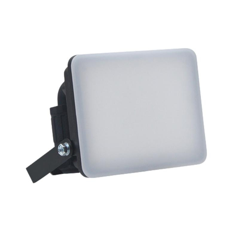 Vonkajší čierny LED reflektor 10W / 4000K - LF7021 7