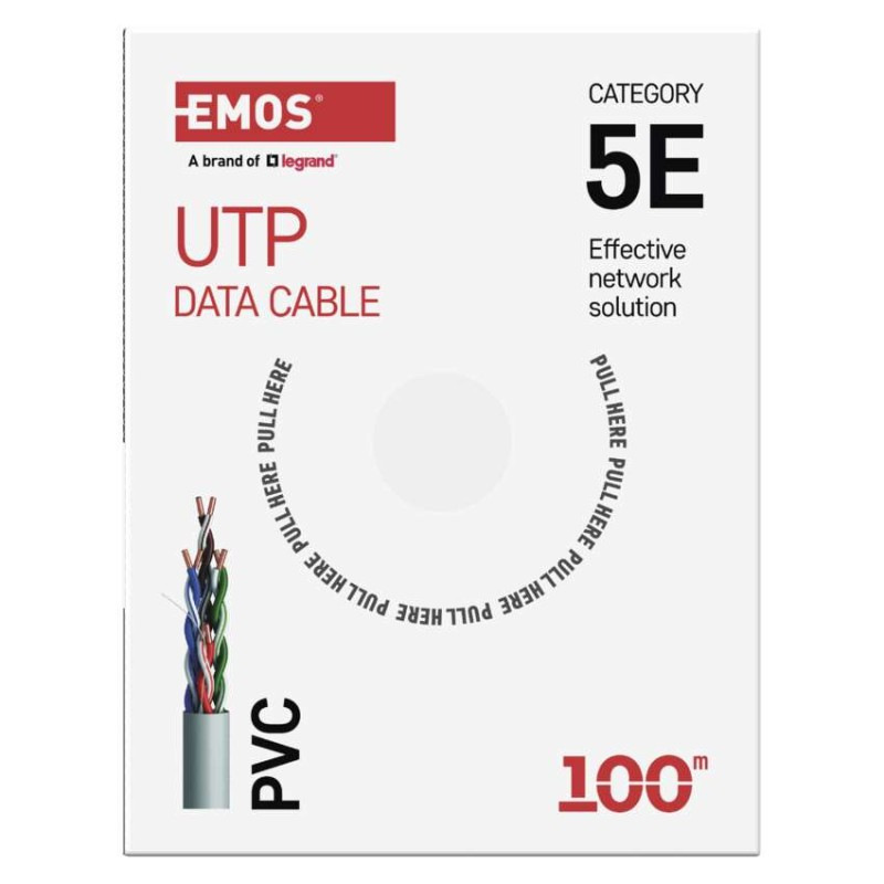 UTP KABEL CAT5E PVC BASIC 100M PAPER BOX 7