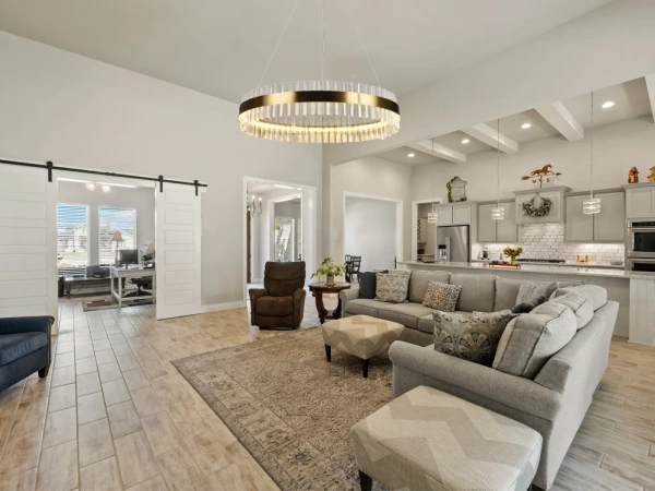 LED krištáľové svietidlo + diaľkový ovládač 55W - J6302/C 4