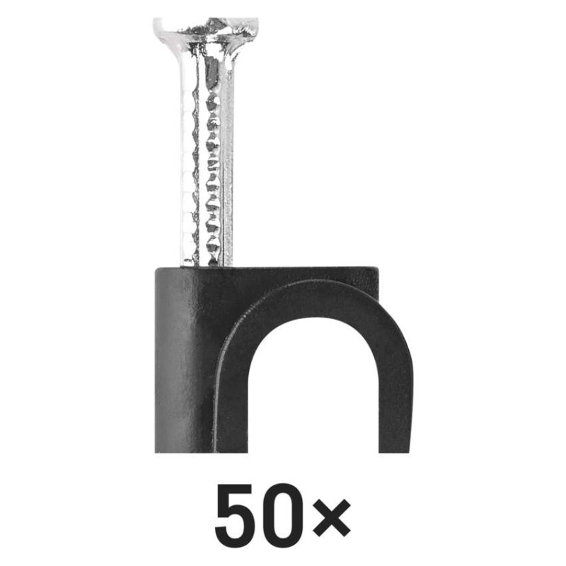 Príchytka na kábel 6MM čierna (bal.50ks) A2821 4