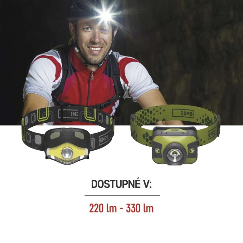 ČELOVKA 3W LED + COB 3