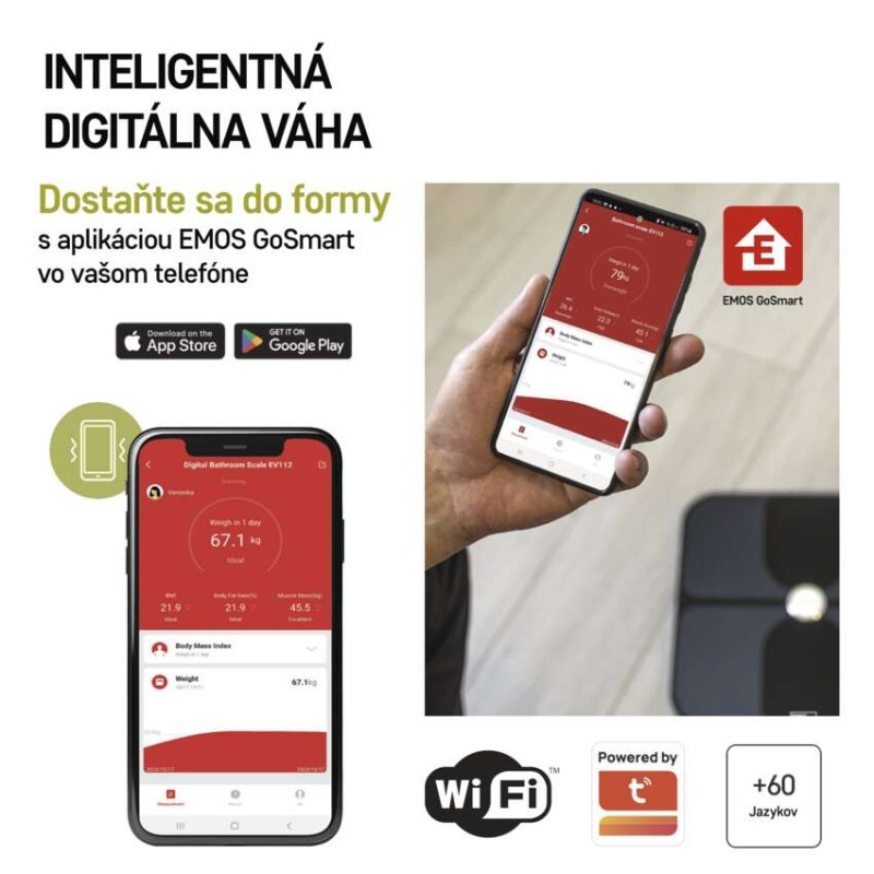 GOSMART DIGITÁLNÍ OSOBNÍ VÁHA EV112 2
