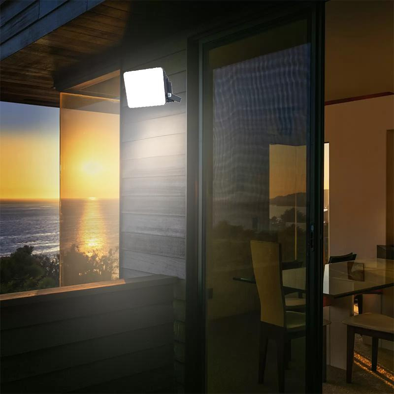 Vonkajší čierny LED reflektor 10W / 4000K - LF7021 5