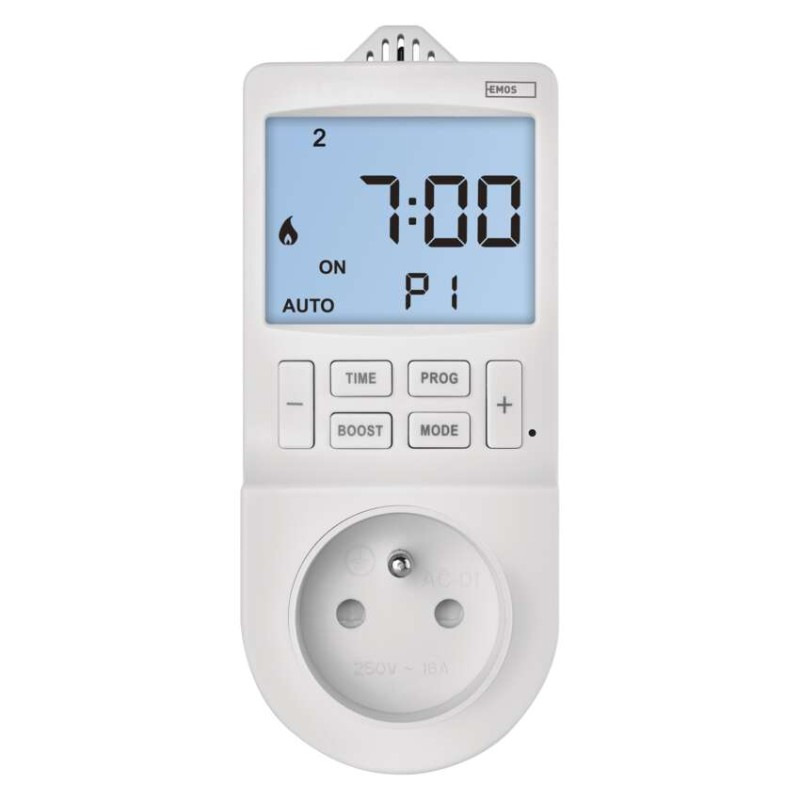 Termostat do zásuvky GoSmart dig.časovač 2v1,WIFI  P56601FR 7
