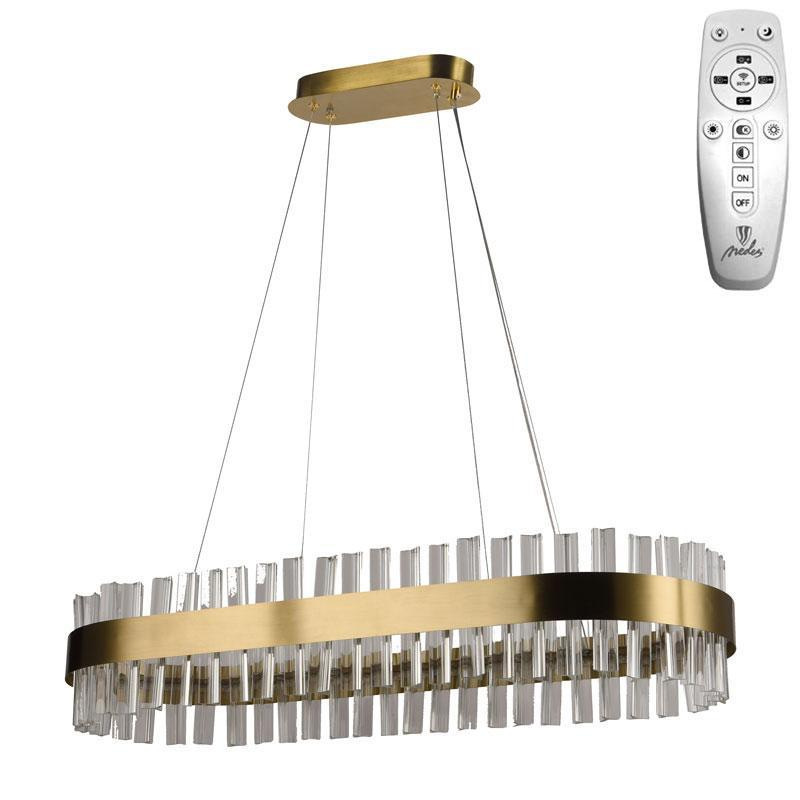 LED krištáľový luster + diaľkový ovládač 45W - J6303/C 11