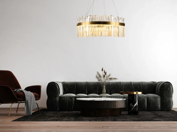 LED krištáľové svietidlo + diaľkový ovládač 80W - J6332/C 11