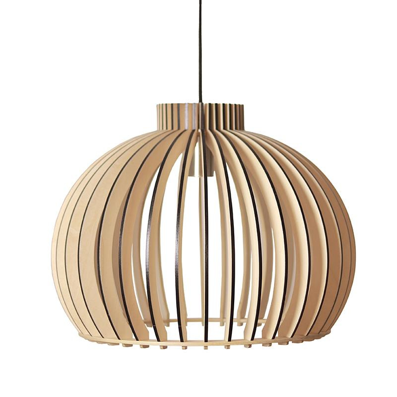 Závesný luster z masívneho dreva E27 / 450 - WRE142 4