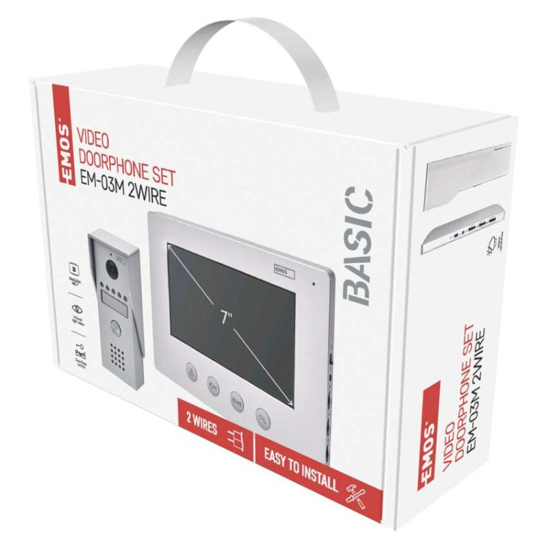 VIDEOTELEFON 7 SADA EM-03M 2 wire 5