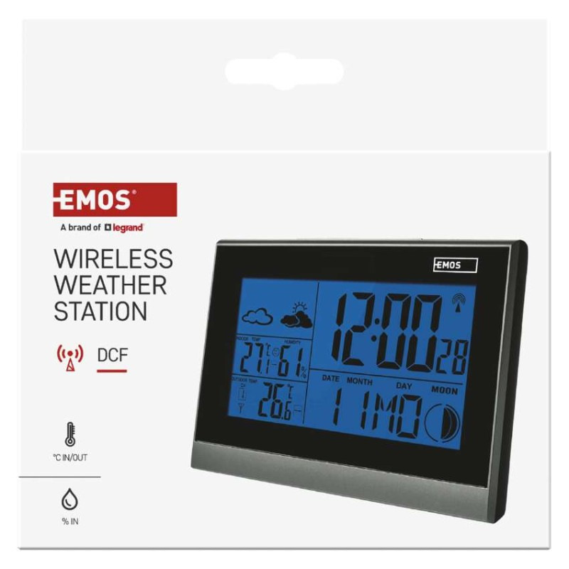 Meteostanica E3070 bezdrôtová podsvietená EMOS 5
