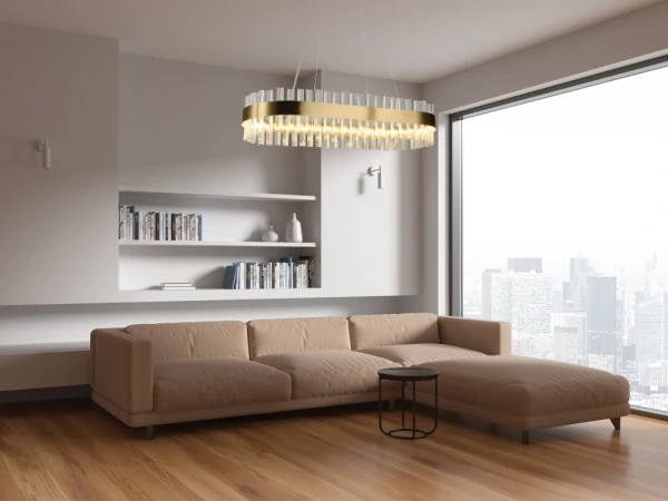 LED krištáľový luster + diaľkový ovládač 45W - J6303/C 5