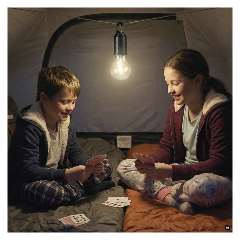 LED nabíjacia žiarovka s USB napájaním 90lm  P4719 2