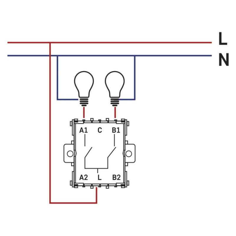 Spínač č.5 250 V/10 A max. IP20  antracit  A6100.6 7