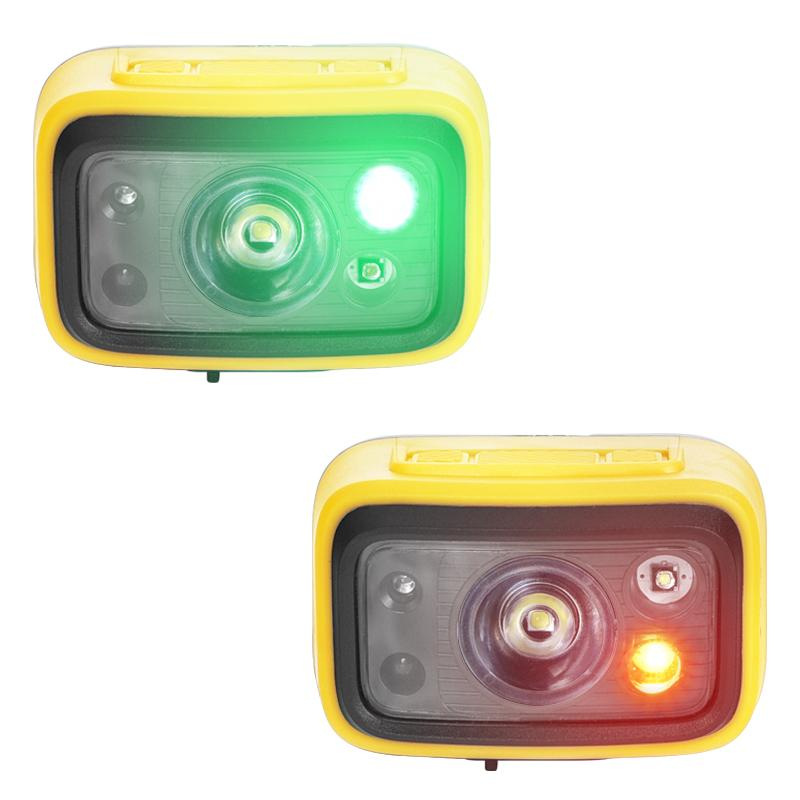 LED nabíjacia čelovka so senzorom - LH03R 4