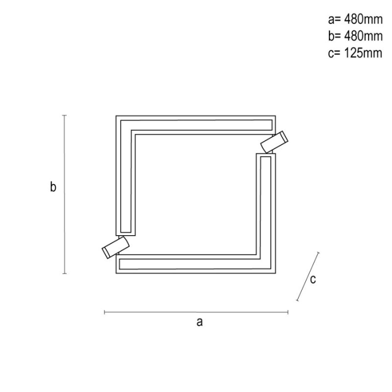 LED stropné svietidlo s diaľkovým ovládačom 80W - TA1319/WB 10