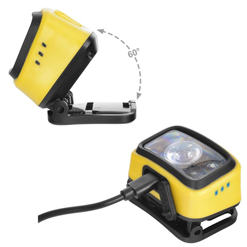 LED nabíjacia čelovka so senzorom - LH03R 3