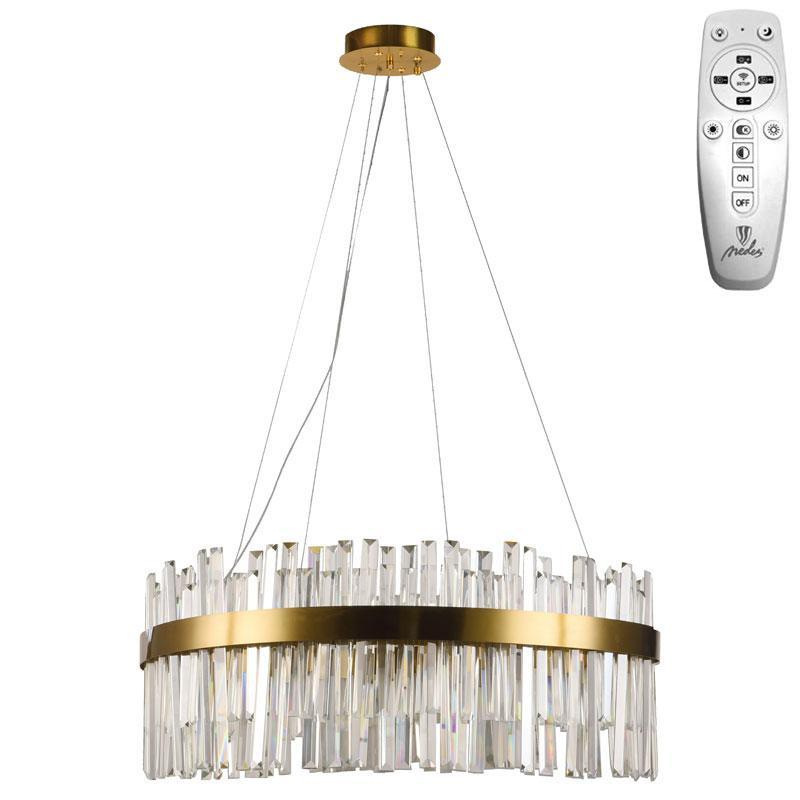 LED krištáľové svietidlo + diaľkový ovládač 80W - J6332/C 8