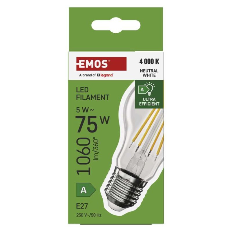 Žiarovka LED FLM A60 5W E27 NW A CLASS ZF5158 EMOS 9