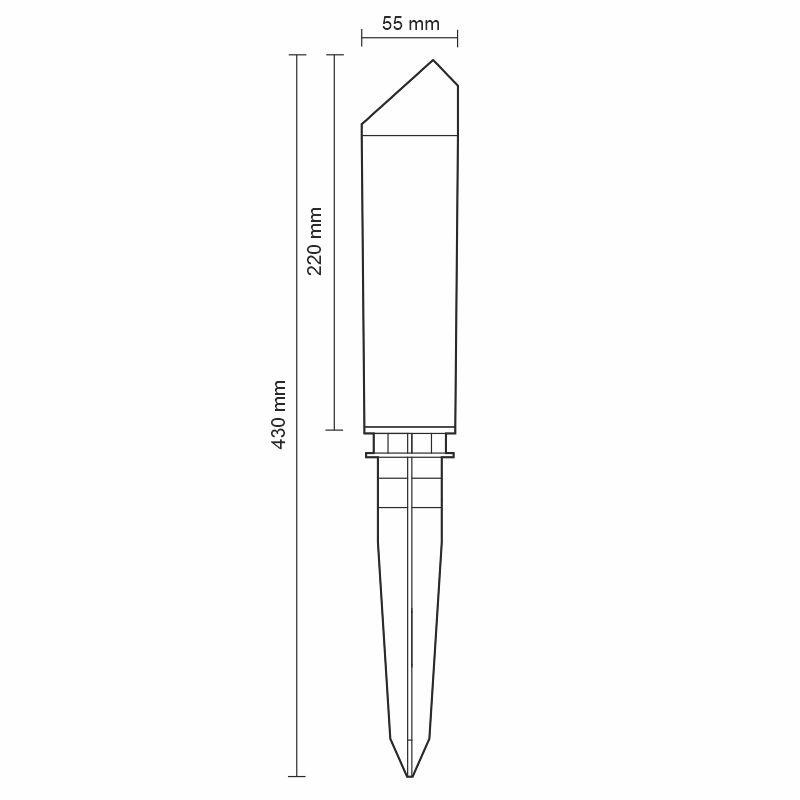 LED záhradná lampa 3W / IP65 / 4000K - LGL321 8