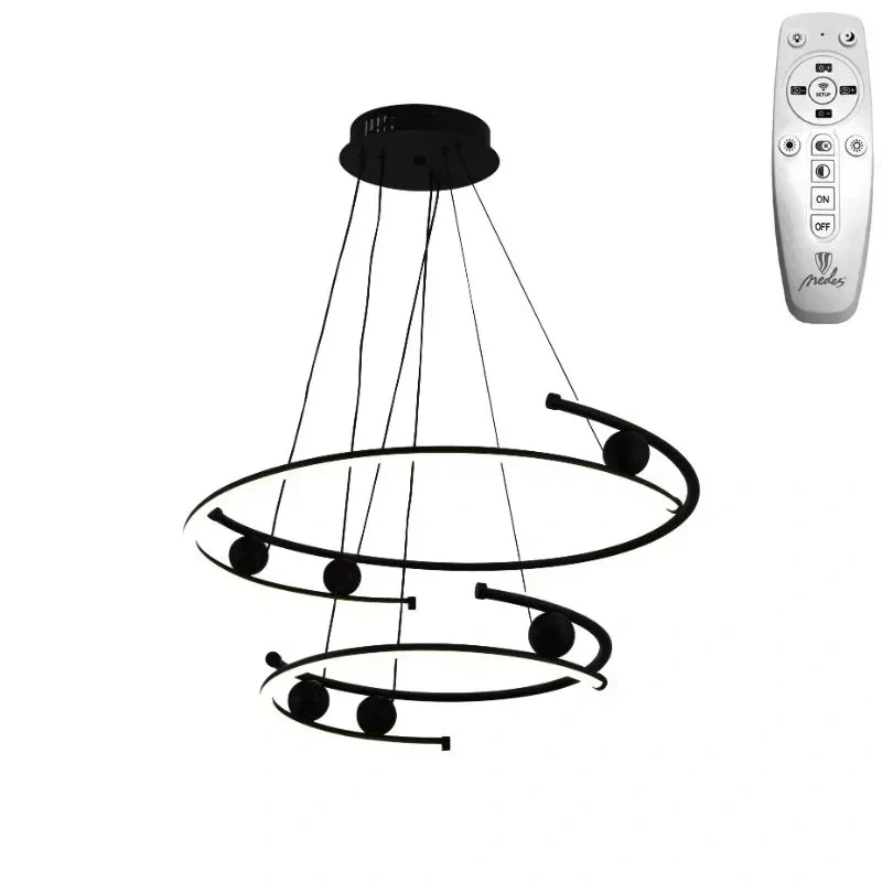 LED závesné svietidlo + diaľkový ovládač 80W - J4346/B 7