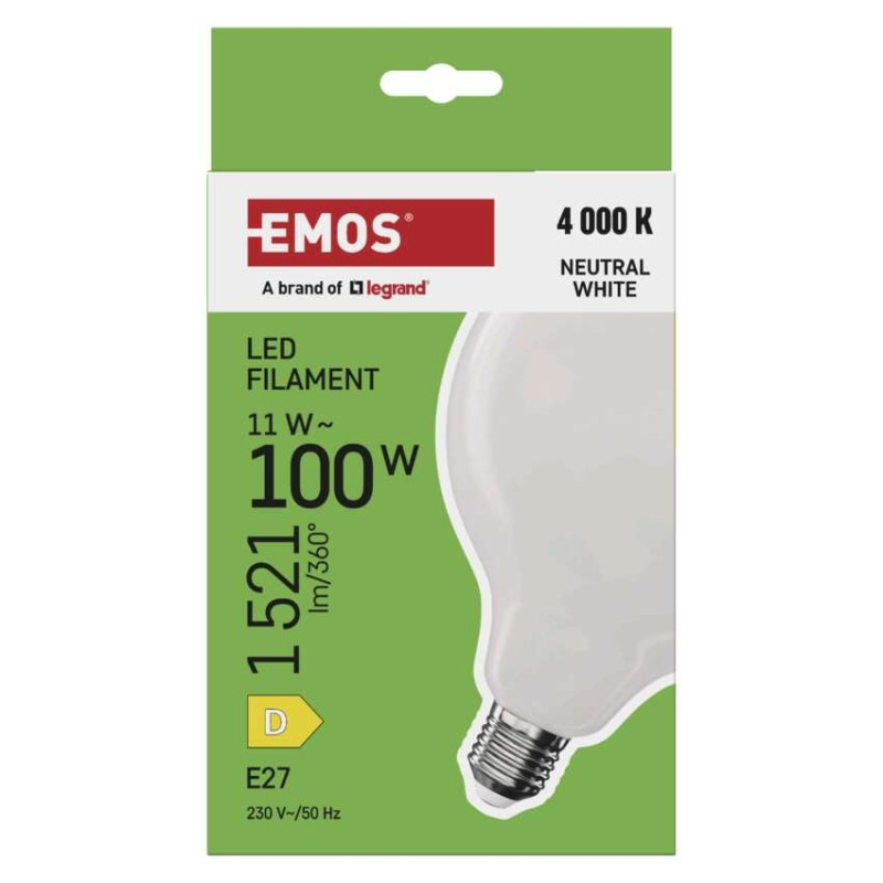LED FLM G125 GLOBE 11W(100W) 1521lm E27 5