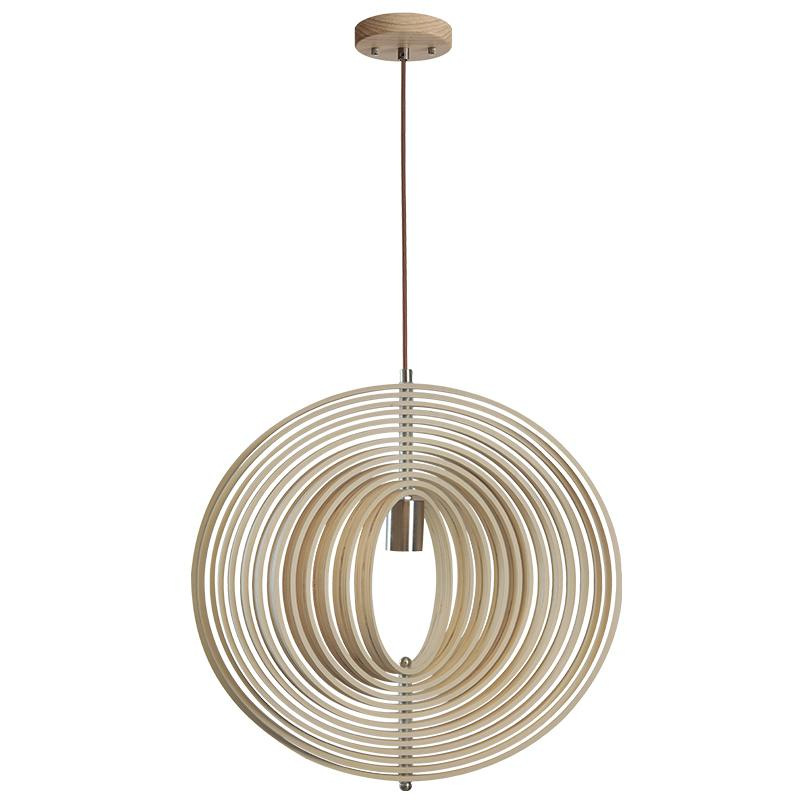 Závesné svietidlo z masívneho dreva E27 / 590 - WRE063 6