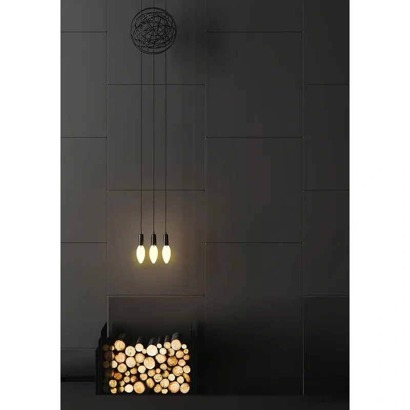 LED žiarovka / filament BIELY 4,5W - C35 / E14 / 3000K - ZWF106 4