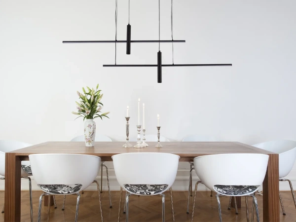 LED závesná lampa na lanku + diaľkový ovládač 70W - J7305/B 4