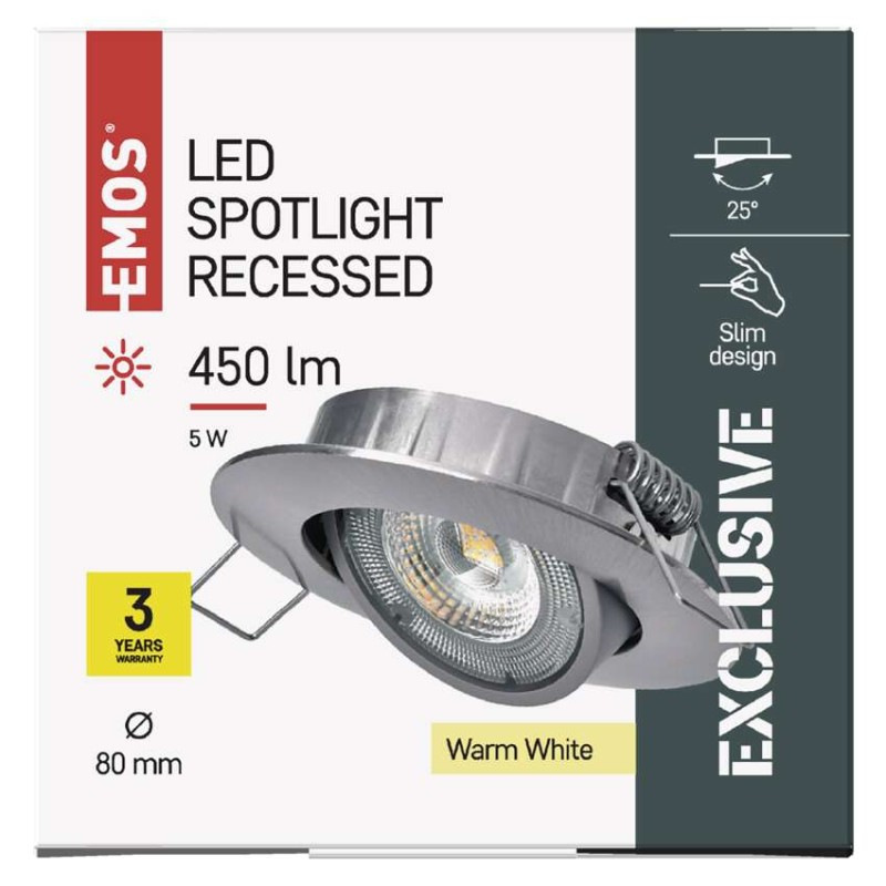 LED BOD. SVÍT. 5 W EXCL. WW S 8