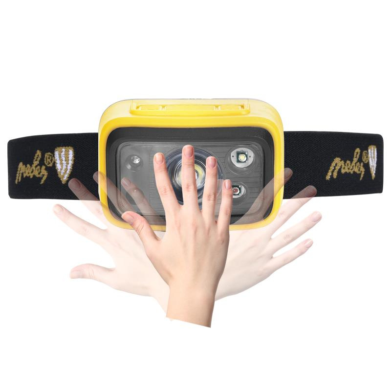 LED nabíjacia čelovka so senzorom - LH03R 2