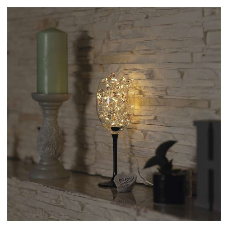 40LED GARLAND BEAD 3AA WW 5