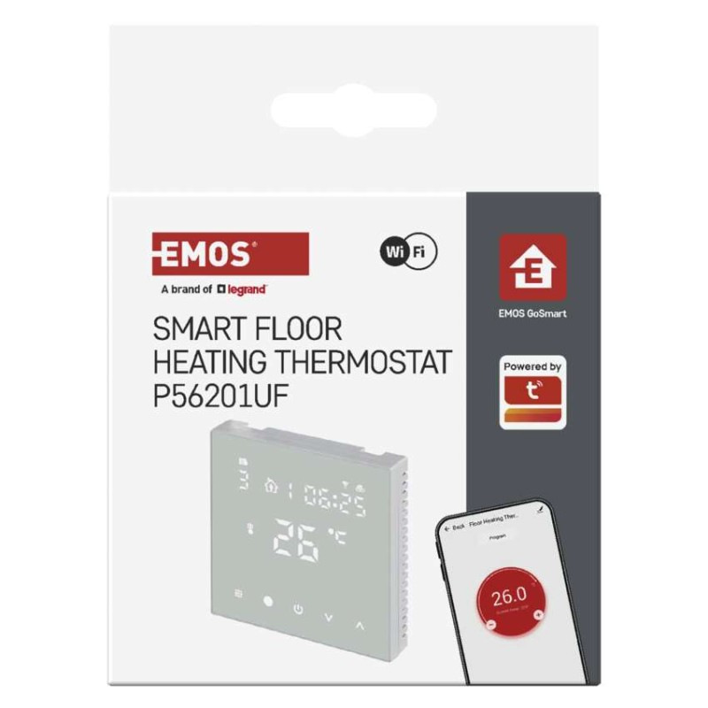 Termostat podlahový programovateľný GoSmart WIFI  P56201UF 11