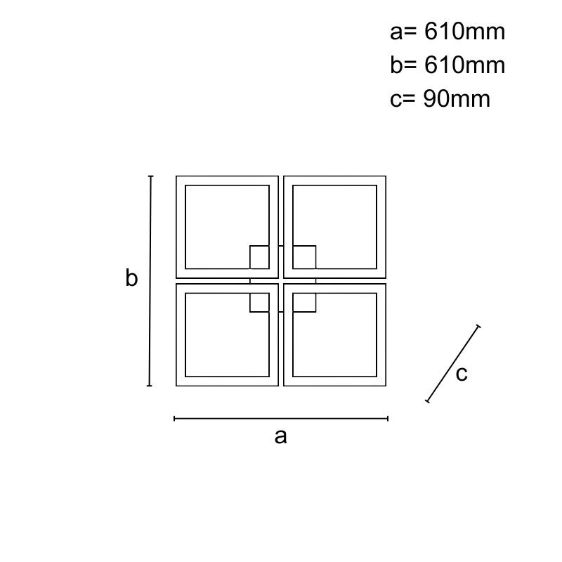 LED stropné svietidlo s diaľkovým ovládačom 215W - J3353/B 7