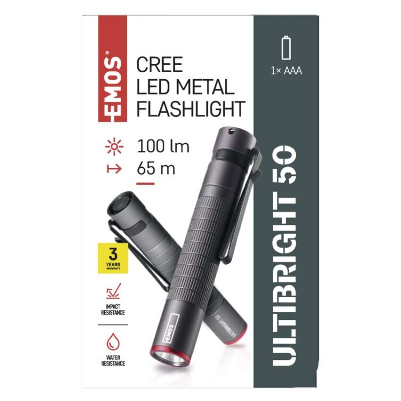 LED SVIETIDLO ULTIBRIGHT 50 100LM 1×AAA P3150 10