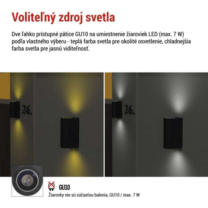 LED ZAHRADNÍ SVÍTIDLO,2xGU10,IP44,MAX 35 3
