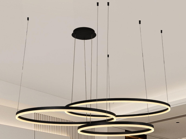 LED závesné svietidlo + diaľkový ovládač 170W - J4385/B 4