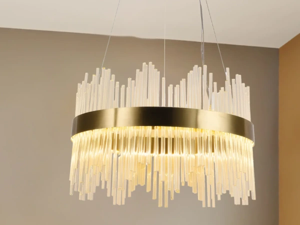 LED krištáľový luster + diaľkový ovládač 70W - J6313/C 5