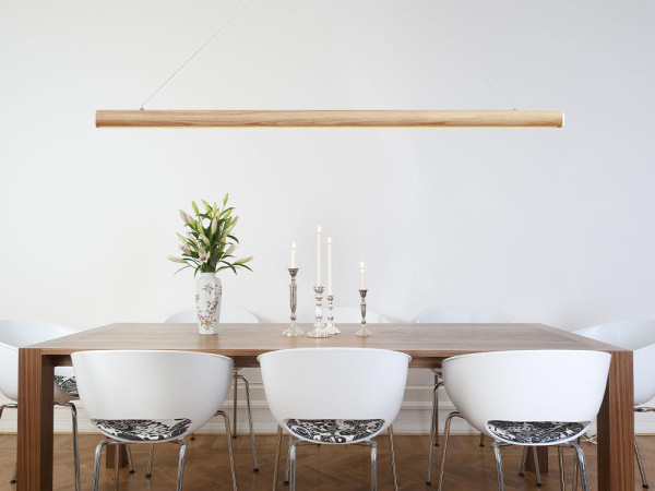 Drevený luster na lanku z masívneho dreva LED 22W / 1200 - WRL0721 7