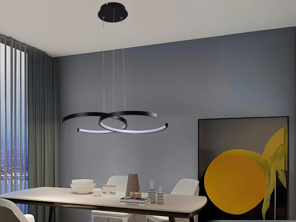 LED závesné svietidlo na lanku + diaľkový ovládač 50W - J4300/B 8