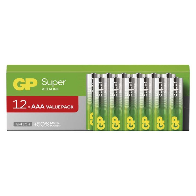 GP alk. bat. SUPER AAA (LR03) 12PP MB 3