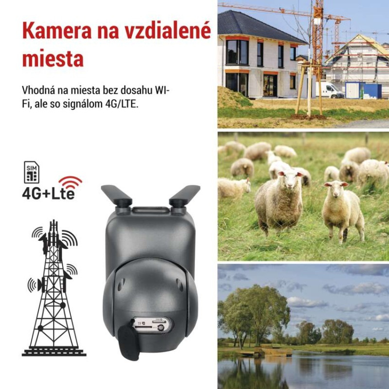 GOSMART IP KAMERA VENKOVNÍ 4G LTE IP-60 3